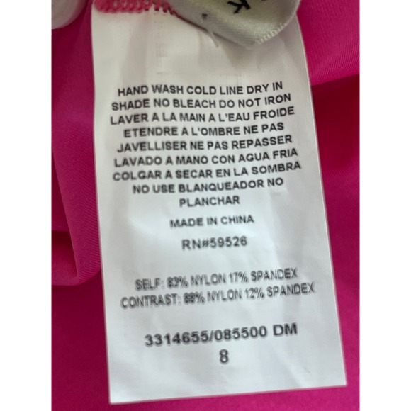 Trina Turk Banded High-Waist Bottom and Reversible Bikini Top Venus Size 8 - Picture 6 of 7